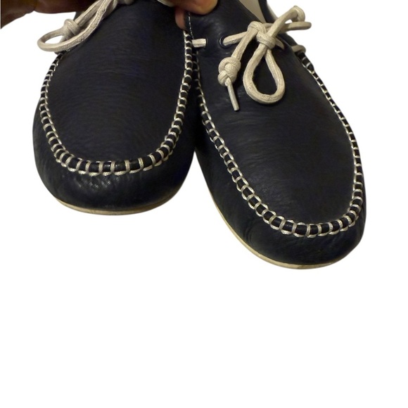 Cole Haan Men's Nevey Blue Leather Loafers - Picture 6 of 10